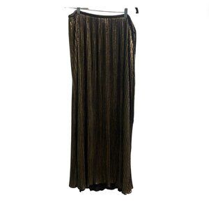 2.B RYCH Metallic Gold Maxi Skirt Sz M